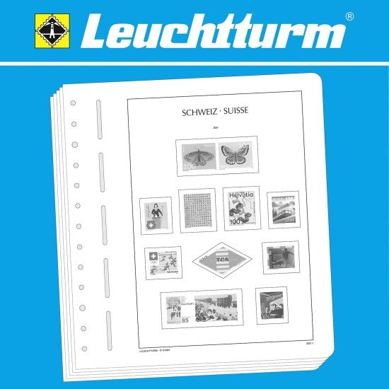 Leuchtturm 366540 LEUCHTTURM Suplemento Suiza 2021 Leuchtturm 366540 LEUCHTTURM Suplemento Suiza 2021