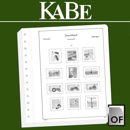 Leuchtturm 366552 KABE Suplemento-OF República Federal de Alemania 2021 Leuchtturm 366552 KABE Suplemento-OF República Federal de Alemania 2021
