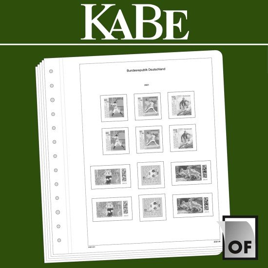 Leuchtturm 366554 KABE Suplemento-OF República Federal de Alemania Bi-Collect 2021 Leuchtturm 366554 KABE Suplemento-OF República Federal de Alemania Bi-Collect 2021