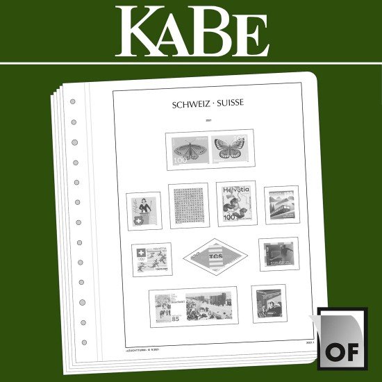 Leuchtturm 366557 KABE Suplemento-OF Suiza 2021 Leuchtturm 366557 KABE Suplemento-OF Suiza 2021