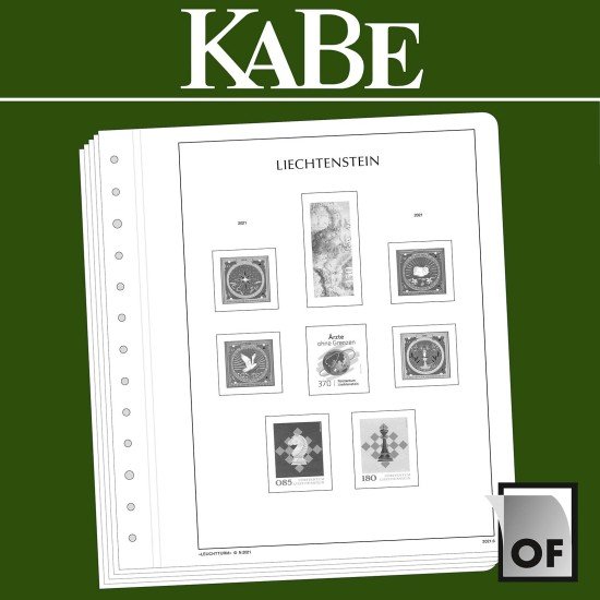 Leuchtturm 366560 KABE Suplemento-OF Liechtenstein 2021 Leuchtturm 366560 KABE Suplemento-OF Liechtenstein 2021
