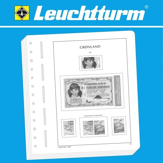 Leuchtturm 366955 LEUCHTTURM Suplemento Groenlandia 2021 Leuchtturm 366955 LEUCHTTURM Suplemento Groenlandia 2021