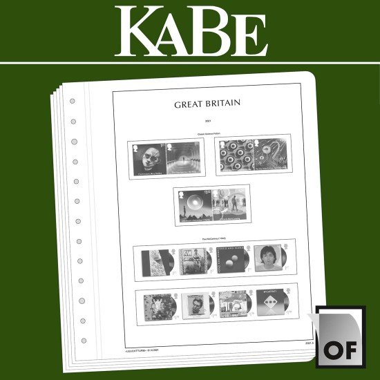 Leuchtturm 366993 KABE Suplemento-OF Gran Bretaña 2021 Leuchtturm 366993 KABE Suplemento-OF Gran Bretaña 2021