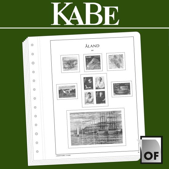 Leuchtturm 366998 KABE Suplemento-OF Åland 2021 Leuchtturm 366998 KABE Suplemento-OF Åland 2021