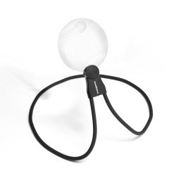 Leuchtturm 367162 Lupa para colgar HANDS FREE de 2 y 4 aumentos) Leuchtturm 367162 Lupa para colgar HANDS FREE de 2 y 4 aumentos)