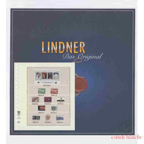 Hojas de Sellos Lindner 506-93 Indonesia  1993  1998 - Hojas Pre-impresas Lindner