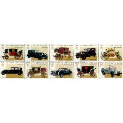 Vaticano - 1059/68 - 1997 Carrozas i automóviles pontificios Lujo Vaticano - 1059/68 - 1997 Carrozas i automóviles pontificios Lujo