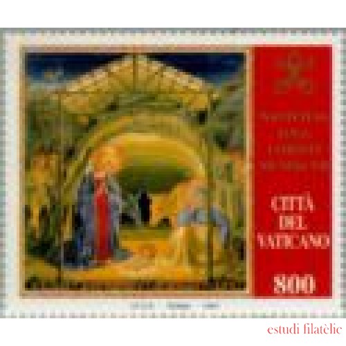 Vaticano - 1089 - 1997 Navidad  Pintura de B. Gozzoli Lujo