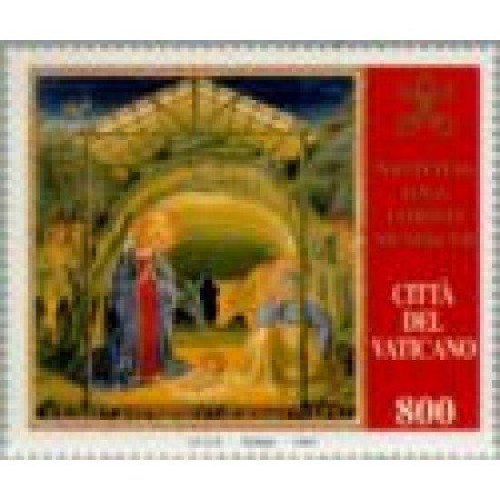 Vaticano - 1089 - 1997 Navidad  Pintura de B. Gozzoli Lujo