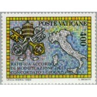 REL/S  Vaticano  Nº 783  1985  Ratificación Concordato entre el Vaticano e Italia Lujo