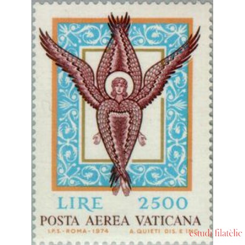 Vaticano Aéreo 59 1974 Angel de la Basílica de St. Marcos Venecia MNH