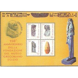 Vaticano HB 11 1989 150º Aniv. Museo gregoriano-egipcio Lujo Vaticano HB 11 1989 150º Aniv. Museo gregoriano-egipcio Lujo