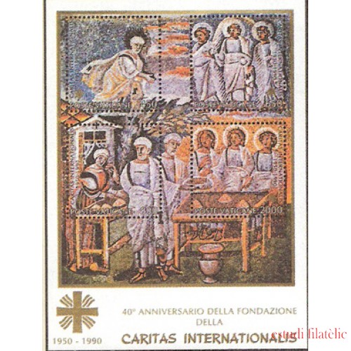 Vaticano HB 12 1990 40º Aniv. de Cáritas Inter. Lujo