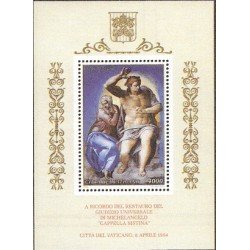 Vaticano HB 14 1994 Fin restauración frescos Capilla Sixtina Lujo Vaticano HB 14 1994 Fin restauración frescos Capilla Sixtina Lujo