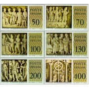 Vaticano - 645/50 - 1977 Museo del Vaticano Bajo-relieves paleocristianos Lujo