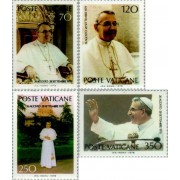 Vaticano - 662/65 - 1978 Conmemoración del pontificado de Juan Pablo I Lujo