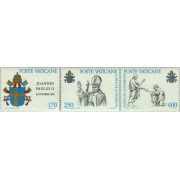 Vaticano - 666/68 - 1979 Entronizamiento de Juan Pablo II Lujo