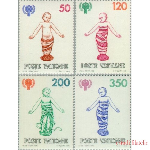 Vaticano - 685/88 - 1979 Año internacional de la infancia Esculturas Lujo