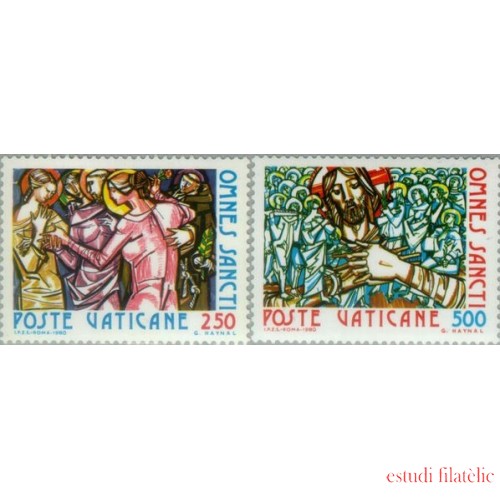 Vaticano  Nº 700/01  1980  Todos los Santos Lujo