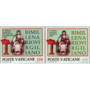 REL/S Vaticano  Nº 706/07  1980  Bimilenario de Virgilio Lujo