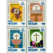 REL/S  Vaticano Nº 779/82  1985  43º Congreso eucarístico inter. Nairobi Lujo