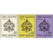 REL/S Vaticano 380/82 1963  Sede vacante Lujo