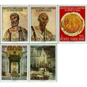 REL/S Vaticano  Nº 466/70  1967  19º Cent. muerte de St. Pedro y St- Pablo Lujo