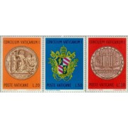 REL/S Vaticano  Nº 502/04  1970  Cent. del Concilio Vaticano I Lujo