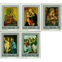 Vaticano 522/26 1971 La Santidad Virgen y el niño Lujo Vaticano 522/26 1971 La Santidad Virgen y el niño Lujo