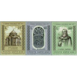 Vaticano - 566/68 - 1973 8º Cent. muerte de Narsès Shnorali Lujo Vaticano - 566/68 - 1973 8º Cent. muerte de Narsès Shnorali Lujo
