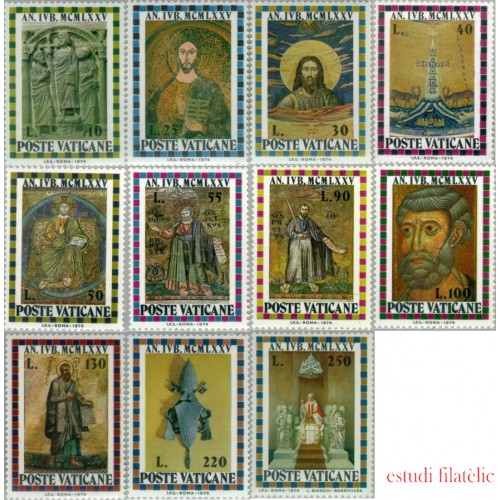 Vaticano - 582/92 - 1975 Año Santo Lujo