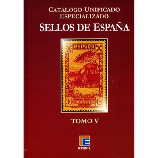 Catálogo España Edifil Especializado Tomo V Ed. 2011 2ª mano Catálogo España Edifil Especializado Tomo V Ed. 2011 2ª mano