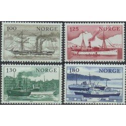 BA2/S Noruega Norway Nº 703/06 1977 Serie costa de Noruega Barcos Lujo BA2/S Noruega Norway Nº 703/06 1977 Serie costa de Noruega Barcos Lujo