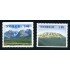 VAR1/S Noruega Norway  Nº 727/28   1978  Paisajes noruegos Procedente de carnet un lado s/dLujo