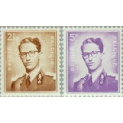 Bélgica - 1028/29 - 1957 1957 Baudouin I Lujo Bélgica - 1028/29 - 1957 1957 Baudouin I Lujo