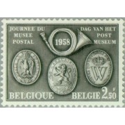 Bélgica - Correo ordinario  - BE01046 - 1958 Día del museo posal Lujo