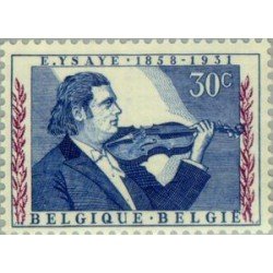 Bélgica - 1063 - 19*58 Cent. del violinista Eugène Ysaye Lujo Bélgica - 1063 - 19*58 Cent. del violinista Eugène Ysaye Lujo