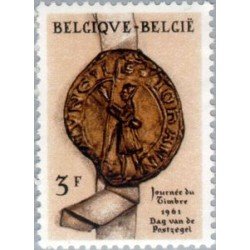 Bélgica - 1175 - 1961 Día del sello Jan Bode concejal de Amberes Lujo Bélgica - 1175 - 1961 Día del sello Jan Bode concejal de Amberes Lujo
