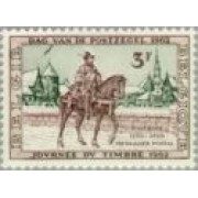 Bélgica - 1212 - 1962 Día del sello Postillón a caballo Lujo