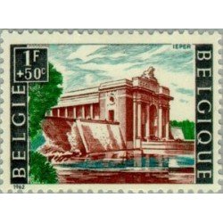 Bélgica - 1239 - 1961 Milenario de Ypres Puerta de Menin Lujo Bélgica - 1239 - 1961 Milenario de Ypres Puerta de Menin Lujo