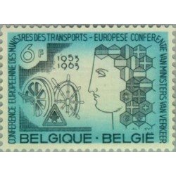 Bélgica - 1253 - 1963 10º Aniv. Conf. europea ministros de transportes Lujo Bélgica - 1253 - 1963 10º Aniv. Conf. europea ministros de transportes Lujo