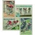 Bélgica - 1255/58 - 1963 80º Aniv. liga velocípeda belga  Ciclismo Lujo