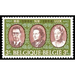 Bélgica - 1306 - 1964 20º Aniv. Unión aduanera del Benelux Lujo Bélgica - 1306 - 1964 20º Aniv. Unión aduanera del Benelux Lujo