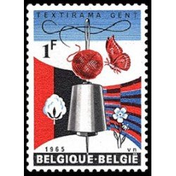 Bélgica - 1313 - 1965 Salón textil de Gante Lujo Bélgica - 1313 - 1965 Salón textil de Gante Lujo