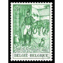 Bélgica - 1328 - 1965 Día del selo Correo a caballo Lujo Bélgica - 1328 - 1965 Día del selo Correo a caballo Lujo