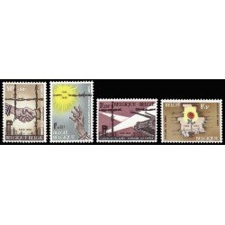 Bélgica - 1329/32 - 1965 20º Aniv. liberación de los campos Lujo Bélgica - 1329/32 - 1965 20º Aniv. liberación de los campos Lujo