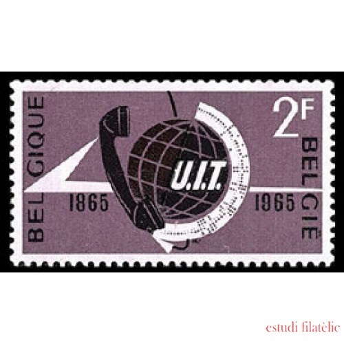 Bélgica - 1333 - 1965 Cent. Unión Internacional de Telecomunicaciones Lujo