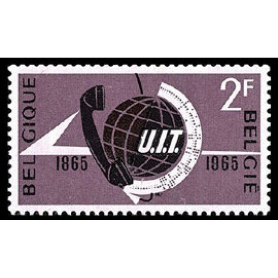 Bélgica - 1333 - 1965 Cent. Unión Internacional de Telecomunicaciones Lujo