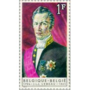 Bélgica - 1351 - 1965 Cent. muerte de Joseph L.-J. Lebeau Lujo