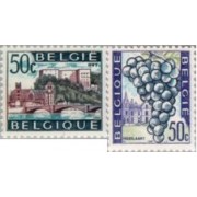Bélgica - 1352/53 - 1965 Serie turística Lujo
